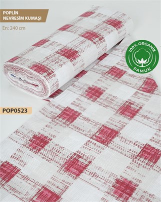 %100 Pamuk Poplin Nevresim Kumaşı En 240 cm-POP0523-23
