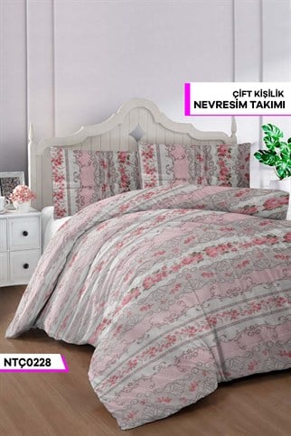 ÇİFT KİŞİLİK RANFORCE NEVRESİM TAKIMI NTÇ0228-32106