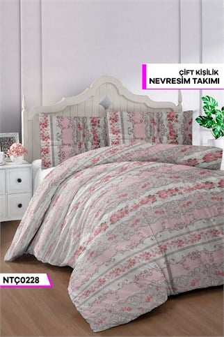 ÇİFT KİŞİLİK RANFORCE NEVRESİM TAKIMI NTÇ0228-32106