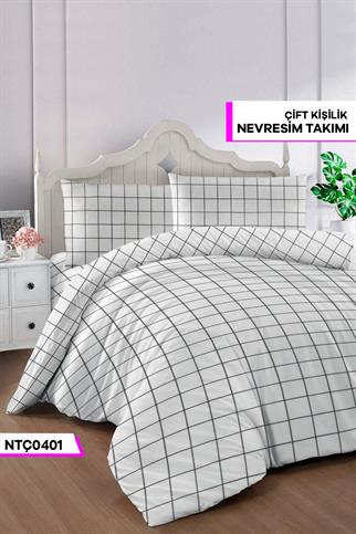 ÇİFT KİŞİLİK RANFORCE NEVRESİM TAKIMI NTÇ0401-31803