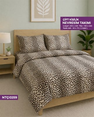 ÇİFT KİŞİLİK RANFORCE NEVRESİM TAKIMI NTÇ0259-31901