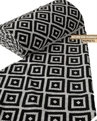DESENLİ Poplin Nevresim Kumaşı En 240 cm-POP0171-71