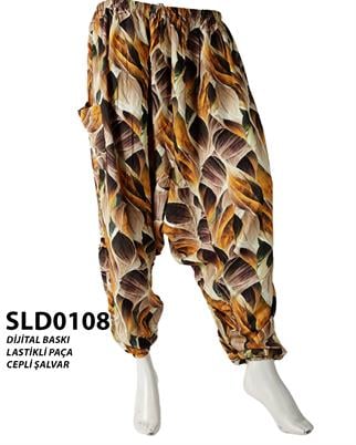 Digital Baskı Anadolu Şalvar ( Cepli ) SLD0108-8116