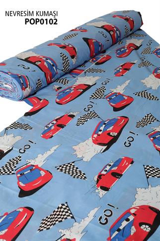 Poplin Nevresim Kumaşı En 240 cm POP0102-0102