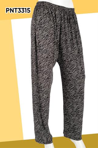 Şalvar Pantolon Turlu Viskon ( CEPSİZ ) Standart Beden PNT3315-KTP0315