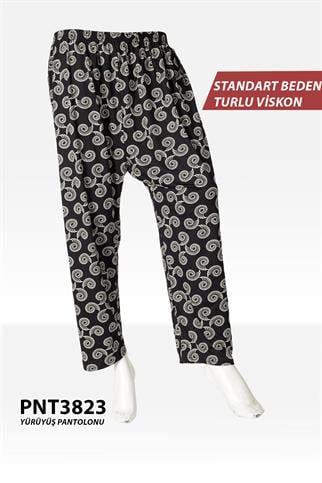 Standart Beden Turlu Viskon Yürüyüş Pantolonu PNT3823-23
