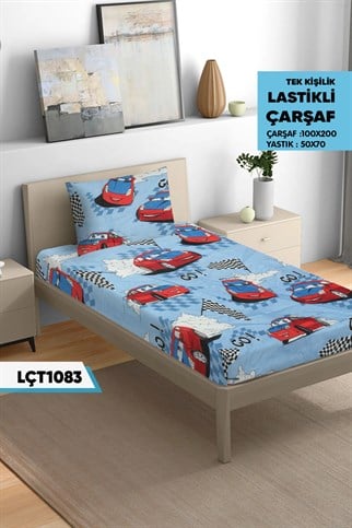 Tek Kişilik Lastikli Çarşaf Seti 100x200cm  LÇT1083-31507