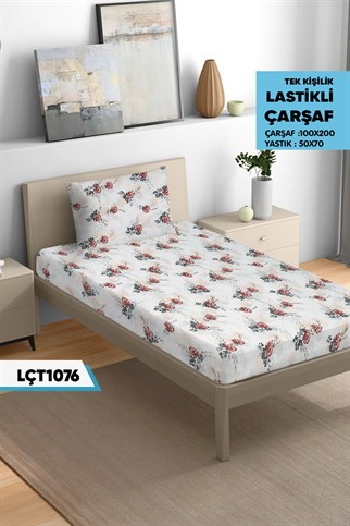 Tek Kişilik Lastikli Çarşaf Seti 100x200cm  LÇT1076-30905