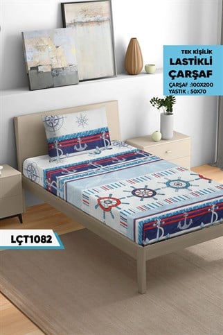 Tek Kişilik Lastikli Çarşaf Seti 100x200cm  LÇT1082-31506