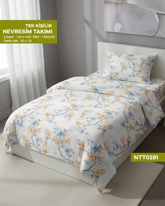 TEK KİŞİLİK RANFORCE NEVRESİM TAKIMI NTT0281-31902