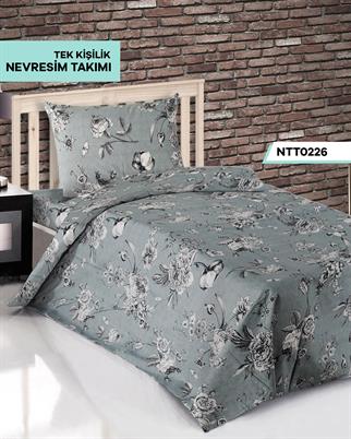 TEK KİŞİLİK RANFORCE NEVRESİM TAKIMI NTT0226-8413