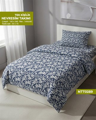 TEK KİŞİLİK RANFORCE NEVRESİM TAKIMI NTT0289-31907