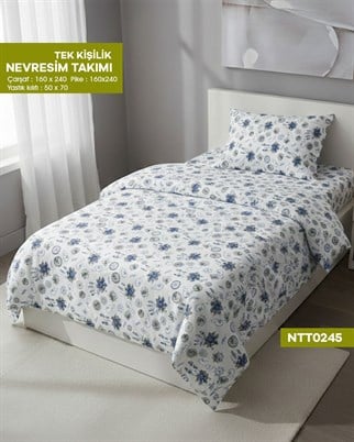 TEK KİŞİLİK RANFORCE NEVRESİM TAKIMI NTT0245-31703