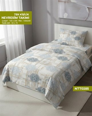 TEK KİŞİLİK RANFORCE NEVRESİM TAKIMI NTT0285-32101