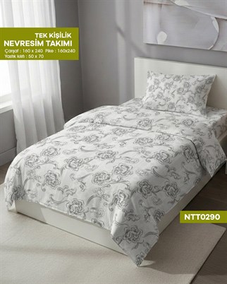TEK KİŞİLİK RANFORCE NEVRESİM TAKIMI NTT0290-32005