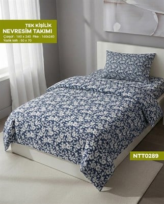 TEK KİŞİLİK RANFORCE NEVRESİM TAKIMI NTT0289-31907