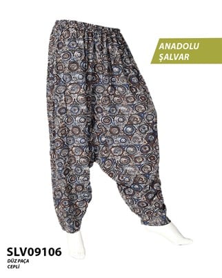 Viskon Düz Palça Anadolu Şalvar (Cepli) SLV09106-14202