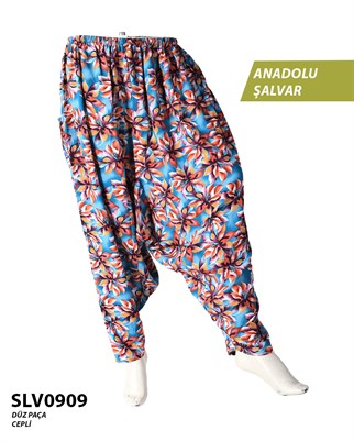 Viskon Düz Palça Anadolu Şalvar (Cepli) SLV0909-10710