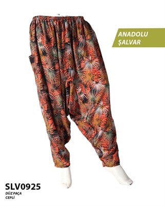 Viskon Düz Palça Anadolu Şalvar (Cepli) SLV0925-11506