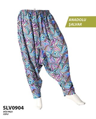 Viskon Düz Palça Anadolu Şalvar (Cepli) SLV0904-10501