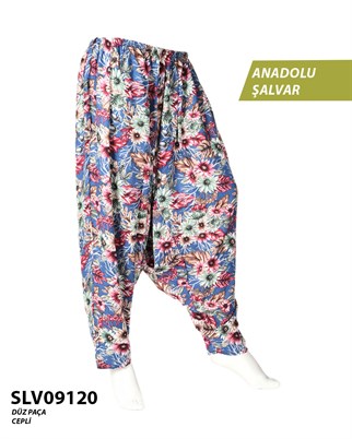 Viskon Düz Palça Anadolu Şalvar (Cepli) SLV09120-14407