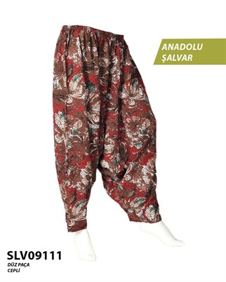 Viskon Düz Palça Anadolu Şalvar (Cepli) SLV09111-14301