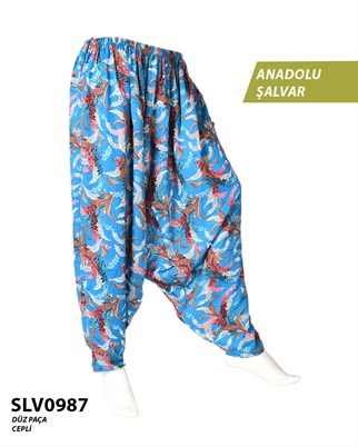 Viskon Düz Palça Anadolu Şalvar (Cepli) SLV0987-13810