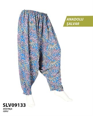 Viskon Düz Palça Anadolu Şalvar (Cepli) SLV09133-21505
