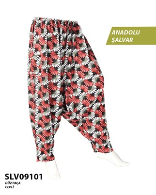 Viskon Düz Palça Anadolu Şalvar (Cepli) SLV09101-14106