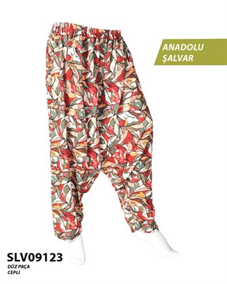 Viskon Düz Palça Anadolu Şalvar (Cepli) SLV09123-14501