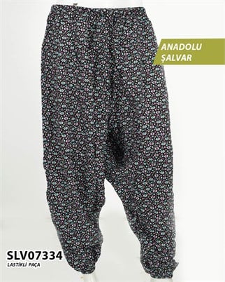 Viskon Lastik Paça Anadolu Şalvar  SLV07334-1115