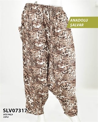Viskon Lastik Palça Anadolu Şalvar (Cepli) SLV07317-13806