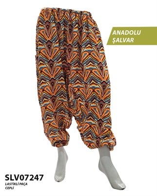 Viskon Lastik Palça Anadolu Şalvar (Cepli) SLV07247-9228
