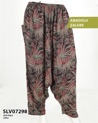 Viskon Lastik Palça Anadolu Şalvar (Cepli) SLV07298-14109