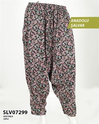 Viskon Lastik Palça Anadolu Şalvar (Cepli) SLV07299-14110