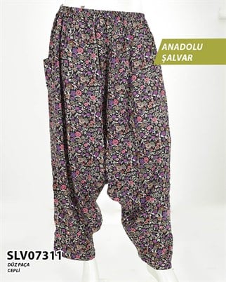 Viskon Lastik Palça Anadolu Şalvar (Cepli) SLV07311-13906