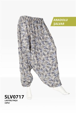 Viskon Lastik Palça Anadolu Şalvar (Cepli) SLV0717-21617