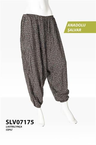 Viskon Lastik Palça Anadolu Şalvar (Cepli) SLV07175-7422