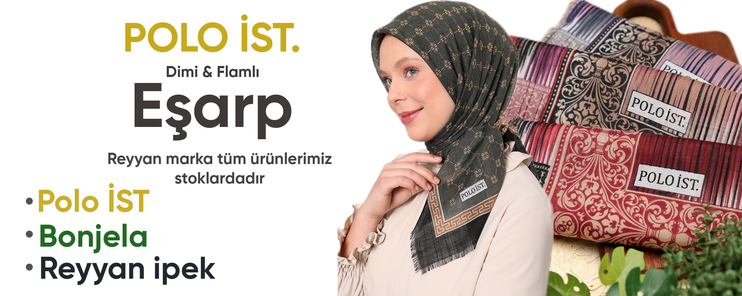 Polo İst Flamlı Eşarplar