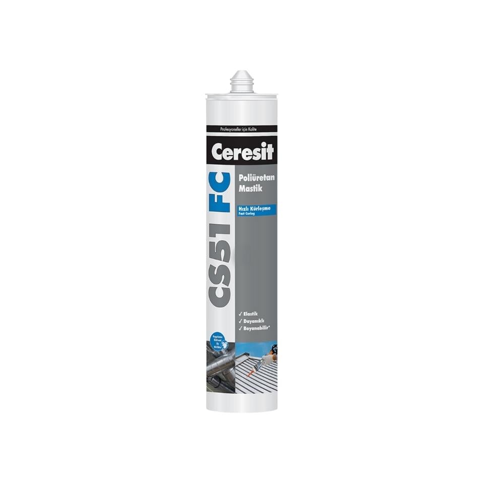 CERESİT CS51 POLİÜRETAN MASTİK 280 ML SİYAH