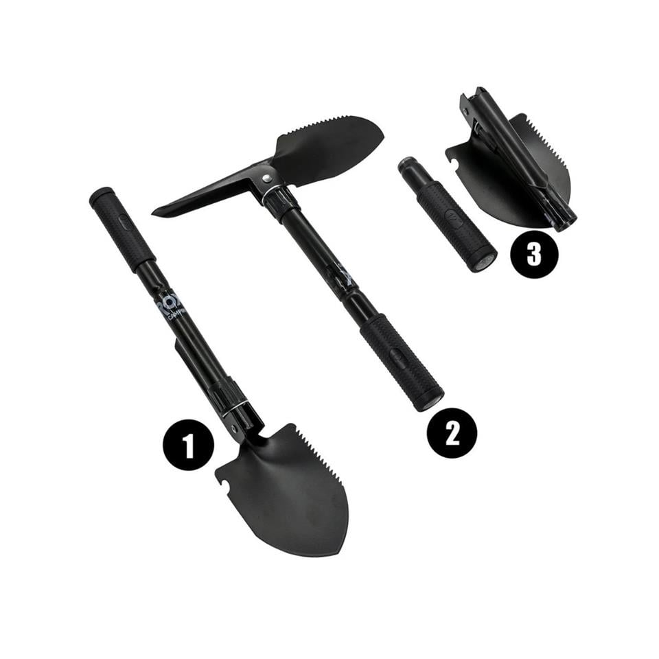 ROX CAMPİNG PUSULALI MİNİ KATLANIR KAMP KÜREĞİ 42 CM 153CAMP0106