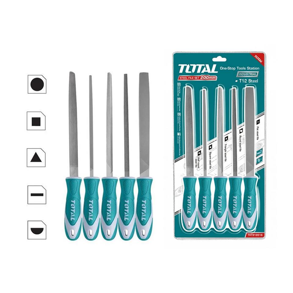 TOTAL 5 Parça Eğe Seti - THT918516