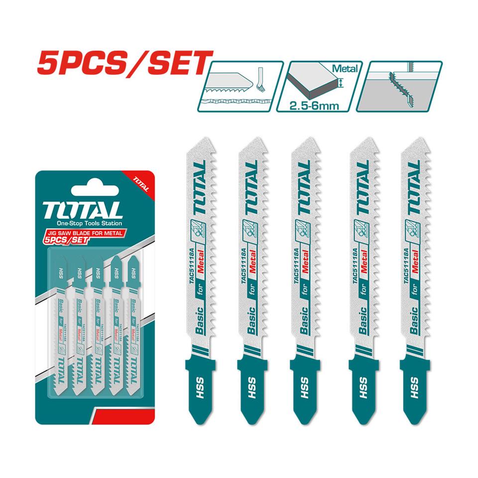TOTAL Dekupaj Testere Metal Kesme Bıçağı - TAC51118A