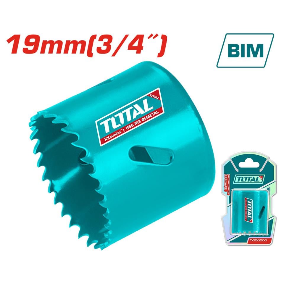 TOTAL HSS Bi-Metal Panç 19x38 mm - TAC410191
