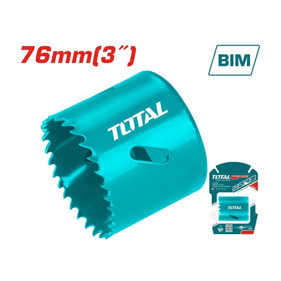 TOTAL HSS Bi-Metal Panç 76x38 mm - TAC410761