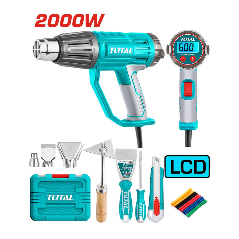 TOTAL LED Gösterge Sıcak Hava Tabancası - TB200561