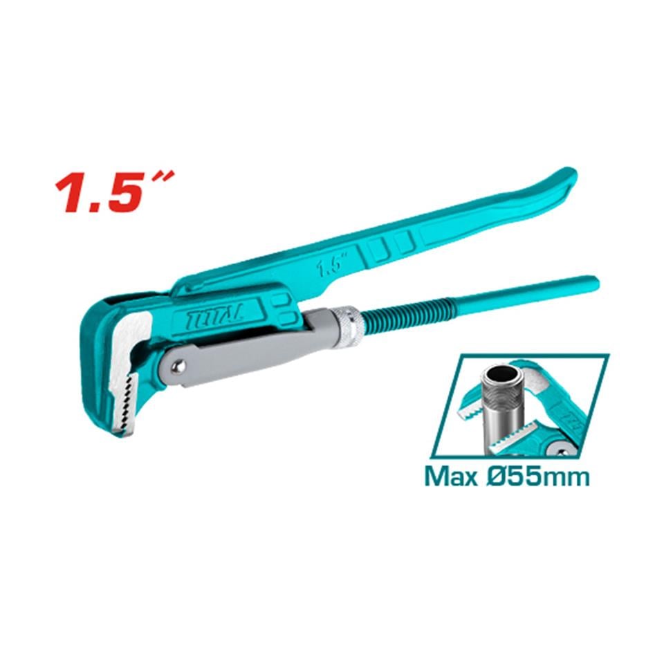 TOTAL Masalı Boru Anahtarı 1 1/2'' 90° - THT172151