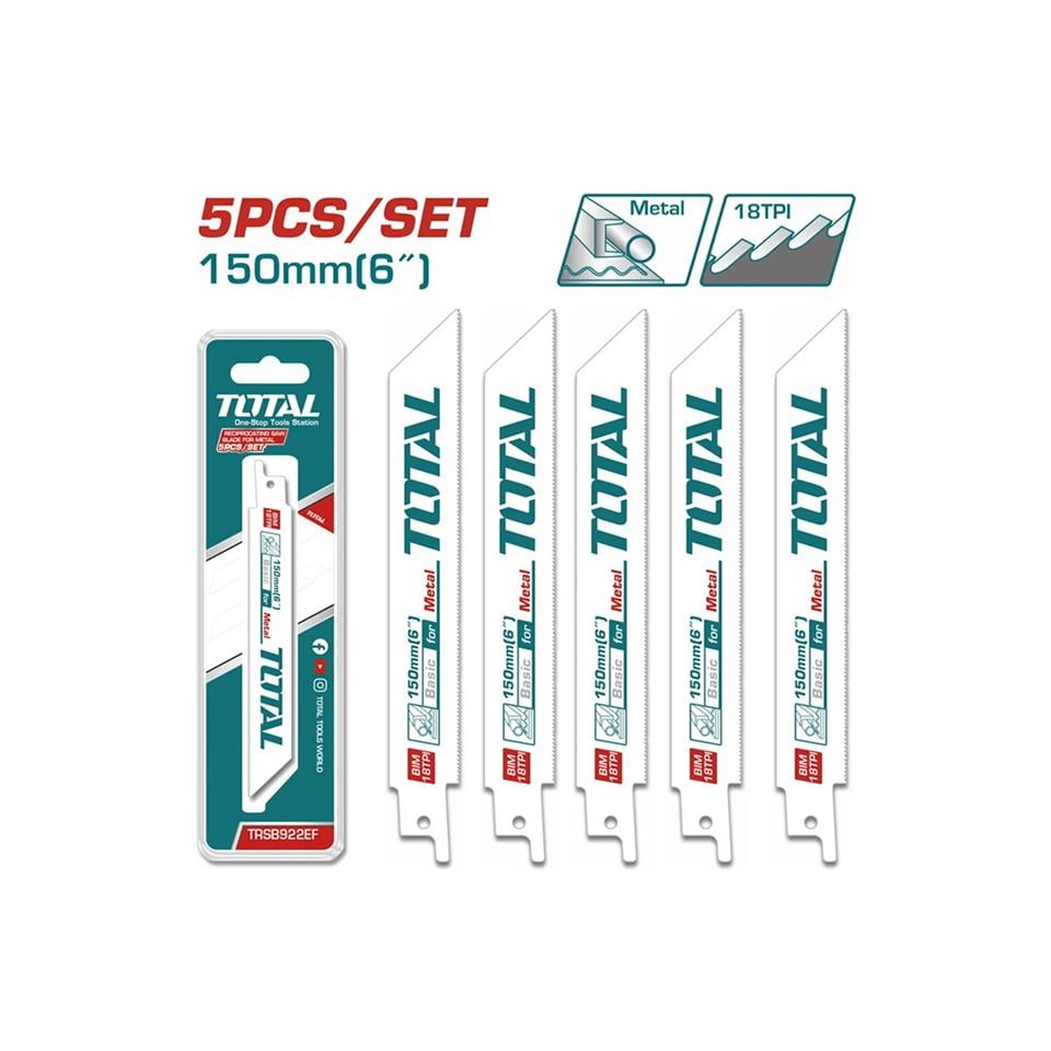 TOTAL Panter Testere Metal Kesme Bıçağı - TRSB922EF