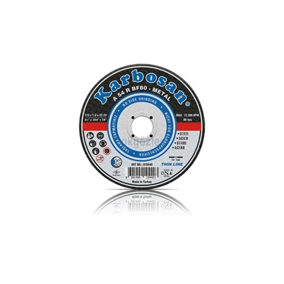 KARBOSAN 180X1.9X22.23 İNCE METAL KESME TAŞI