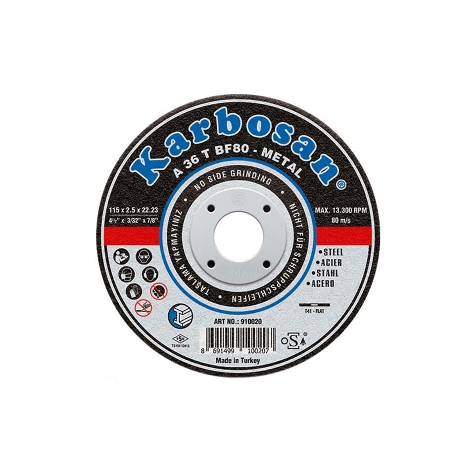 KARBOSAN 180X3.0X22.23 METAL KESME TAŞI